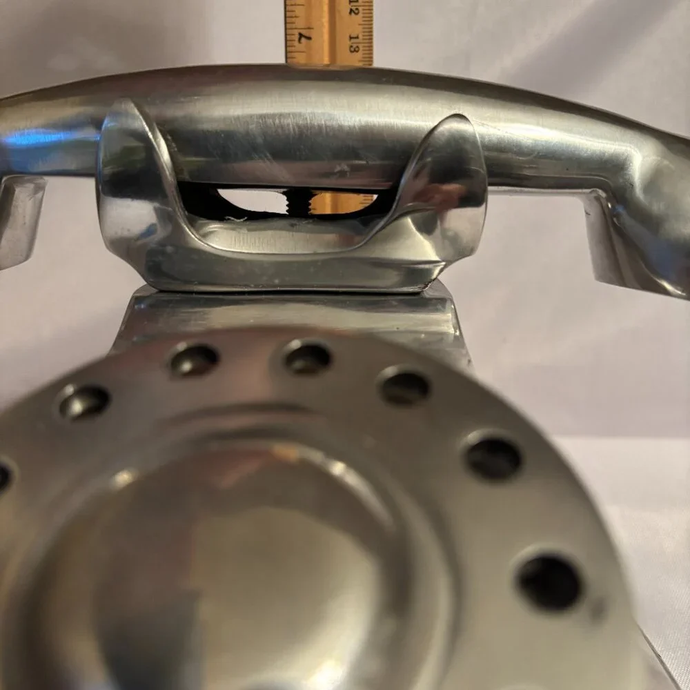 Z Gallerie Vintage Look Aluminum Telephone